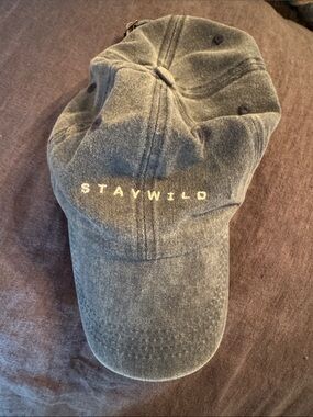 STAYWILD Embroidered Baseball Cap - Faded Navy